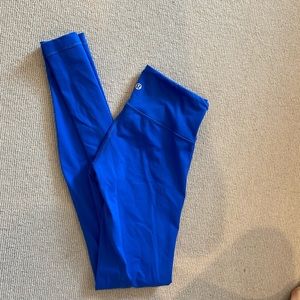 Lululemon Bright Blue Long Leggings!